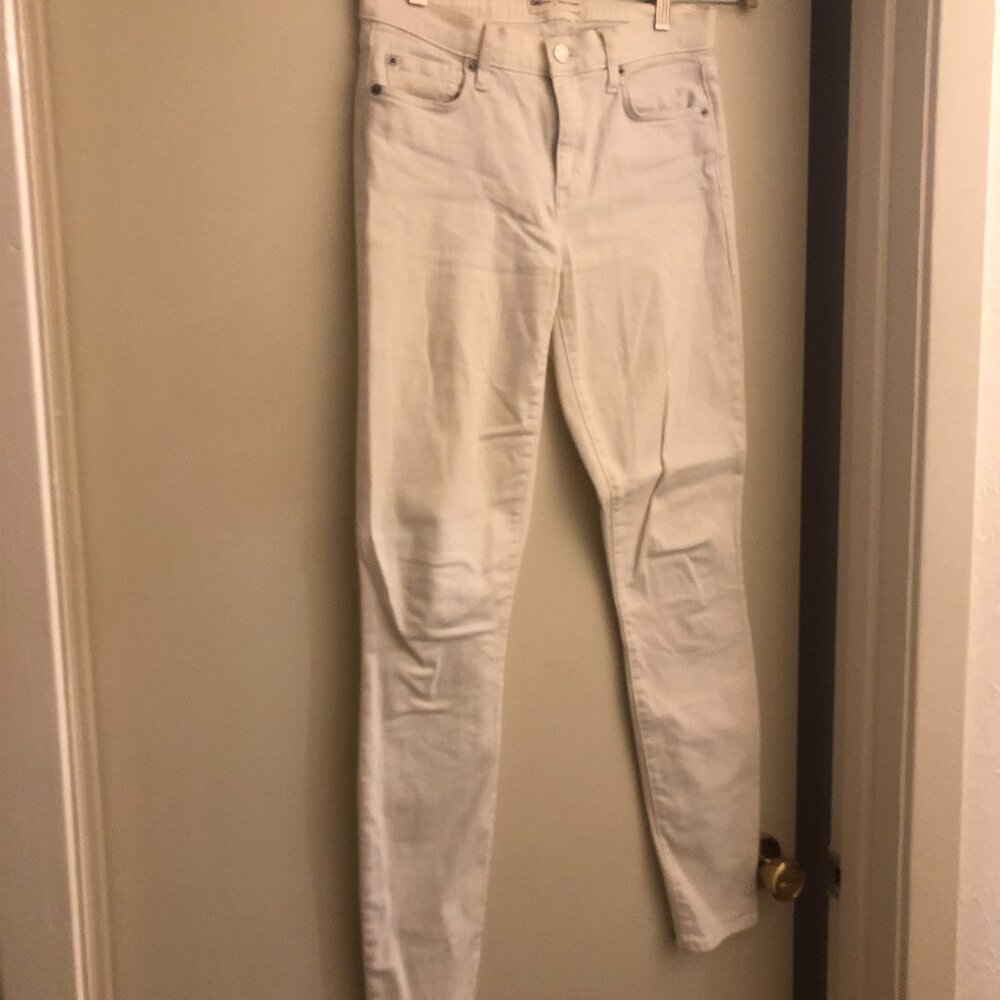 Gap White Skinny Jeans 27T